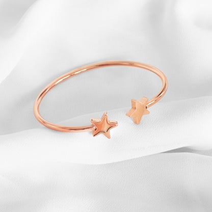 Narukvica Stars - rose gold - nehrđajući čelik